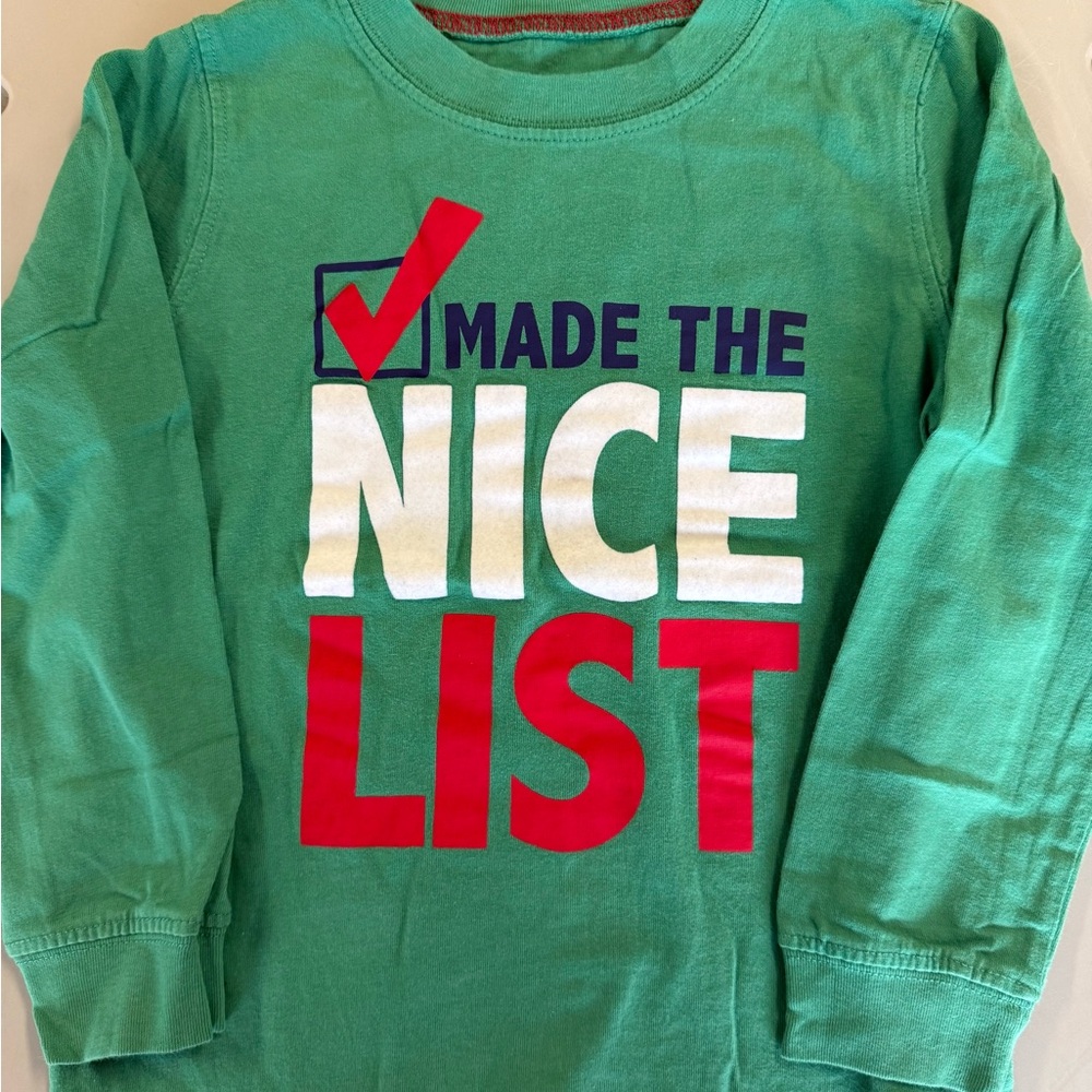 Carter’s Green Long Sleeve Christmas Shirt